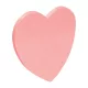 Öntapadós jegyzettömb, 50 lap, Donau, szív alakú, rózsaszín