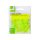 Öntapadós jegyzettömb 76x76mm 50lap Q-CONNECT KF10369 áttetsző neon sárga