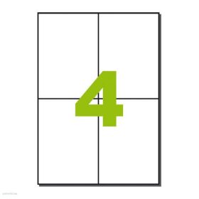 Etikett LCJ105 105 x 148,5 mm 100 ív KF10660