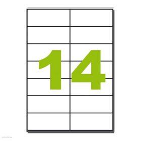 Etikett LCJ104 105 x 42,4 mm 100 ív KF10656