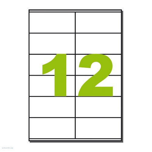 Etikett LCJ118 105 x 48 mm 100 ív KF10657