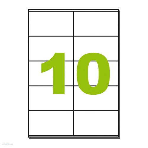 Etikett LCJ109 100 ív Label 105 x 58 mm KF10658