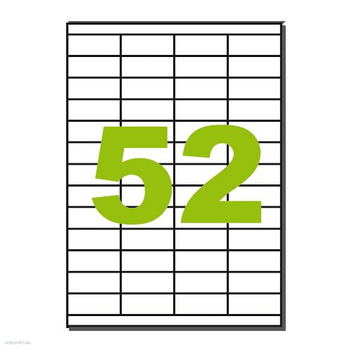 Etikett LCJ142 52,5 x 21,2 mm 100 ív KF10638