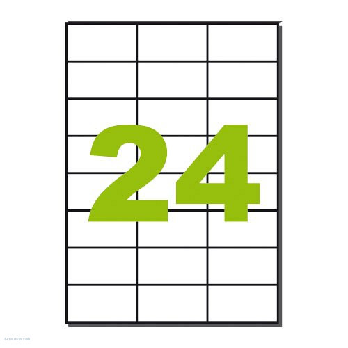 Etikett LCJ100 70 x 37 mm 100 ív 24 címkés KF10647