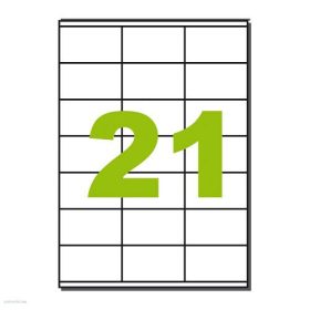 Etikett LCJ101 70 x 42,3 mm 100 ív 21 címkés KF10649