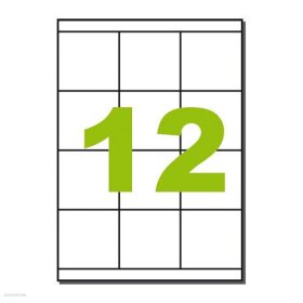 Etikett LCJ132 70 x 67,7 mm 100 ív Label/KF10650