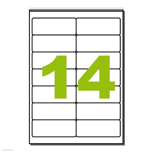 Etikett LCJ120 99,1 x 38,1 mm 100 ív Label KF01585