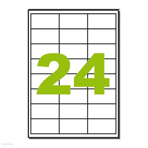 Etikett LCJ110 64 x 34 mm 100 ív Label KF02157