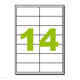 Etikett LCJ133 105 x 41 mm 100 ív Label