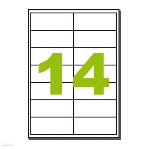 Etikett LCJ133 105 x 41 mm 100 ív Label