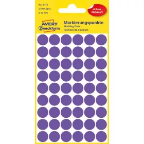 Etikett címke jelölőpont 3142 12 mm lila
