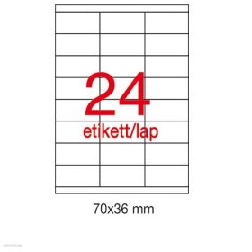 Etikett A1298 36 x 70 mm 100 ív Apli