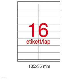 Etikett A1794 35 x 105 mm 500 ív Apli