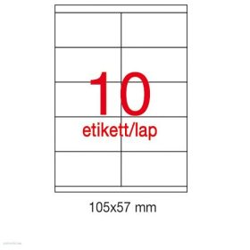 Etikett A10564 57 x 105 mm 500 ív Apli
