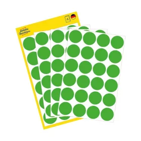   Etikett címke speciális visszaszedhető 3596, 18 mm 4 ív Avery zöld