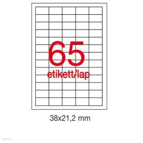 Etikett LCA1209 38 x 21,2 mm 25 ív Apli