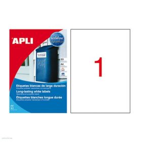 Etikett 210x297 mm vízálló 100db/doboz