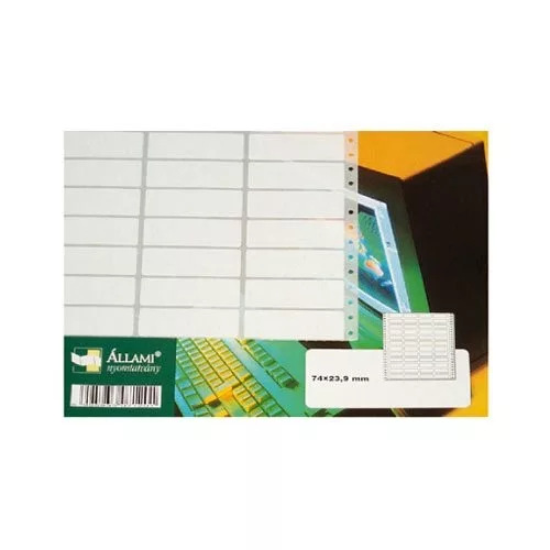 Etikett 148 x 99 mm/1 3 címke/ív 500 ív/doboz