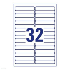   Etikett címke speciális L6031REV-25 visszaszedhető 96 x 16,9 mm 30 ív Avery