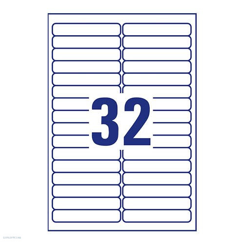 Etikett címke speciális L6031REV-25 visszaszedhető 96 x 16,9 mm 30 ív Avery