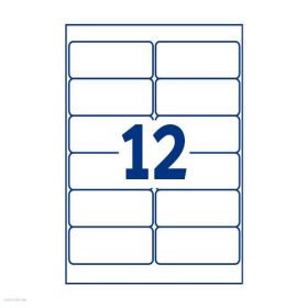   Etikett címke speciális L4743REV-100 visszaszedhető 99,1 x 42,3 mm 100 ív Avery