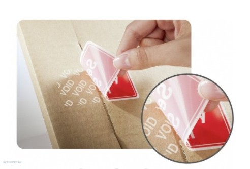 Etikett címke biztonsági lezárófólia "Security Seal" 38 x 20 mm Avery 7311