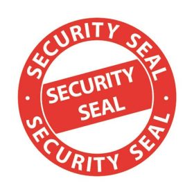   Etikett címke biztonsági lezárófólia "Security Seal" 38 mm átm. Avery 7312