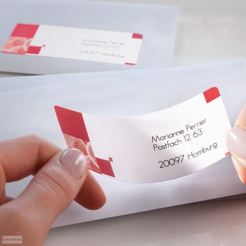 Etikett címke univerzális 6123 fehér 97x42,3 mm 10ív Avery