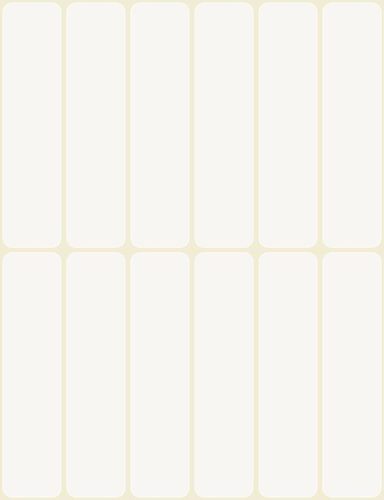 Etikett címke, visszaszedhető, textil, 76 x 19 mm, fehér, 51064 Avery