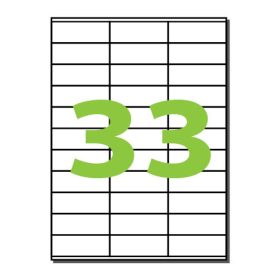   Etikett címke univerzális, Q-Connect KF10641, 70 x 25,4 mm, fehér