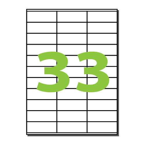 Etikett címke univerzális, Q-Connect KF10641, 70 x 25,4 mm, fehér