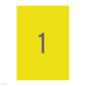 Etikett 210x297mm, sárga,10ív APLI