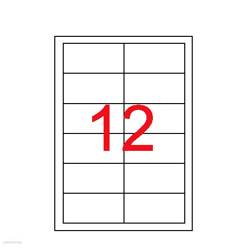 Etikett címke univerzális LCA03057 97x42,4mm eltávolítható 1200 db/csomag Apli