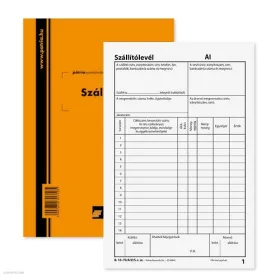 Szállítólevél A/5 25 x 4 lap álló B.10-70/A/V Pátria