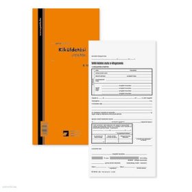 Kiküldetési utasítás 50 lap B.18-70 Pátria