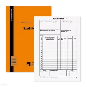 Szállítólevél A/5 25 x 6 lap álló B.10-70/V Pátria