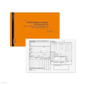   Belföldi kiküldetési rendelvény és költségelszámolás 25 x 2 lapos tömb A4 fekvőB.18-70/UJ/V