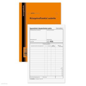   Készpénzfizetési számla 25 x 3 lap B.13-373/A/V E Pátria
