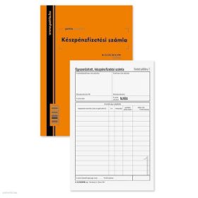   Készpénzfizetési számla 50 x 2 lap B.13-373/C/V E Pátria