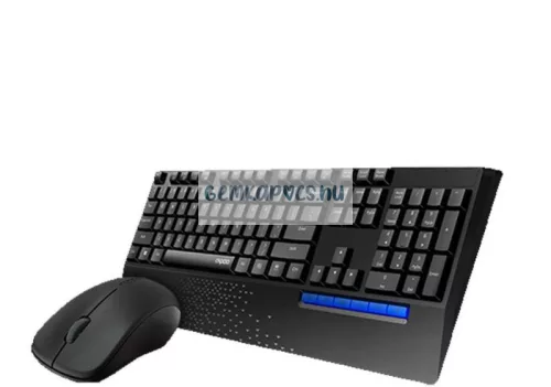 RAPOO X1960 2,4GHZ VEZETÉK NÉLKÜLI BILLENTYŰZET ÉS EGÉR SZETT, FEKETE