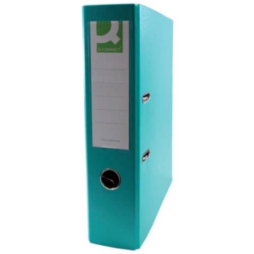 Iratrendező A/4 7,5cm Q-CONNECT türkiz