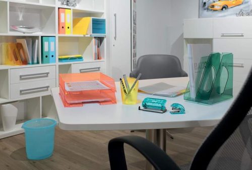 Iratrendező A/4, 7,5 cm, Esselte Standard Colour'Ice, barack