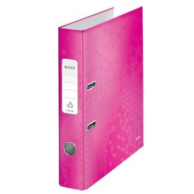 Iratrendező A/4 5cm LEITZ WOW 180° rózsa