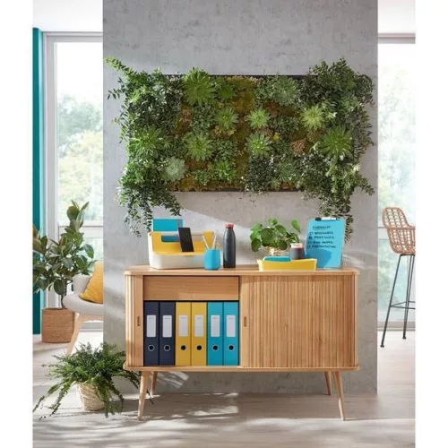 Iratrendező A/4 8cm LEITZ COSY Active polifoam nyugodt kék