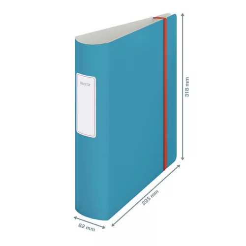 Iratrendező A/4 8cm LEITZ COSY Active polifoam nyugodt kék