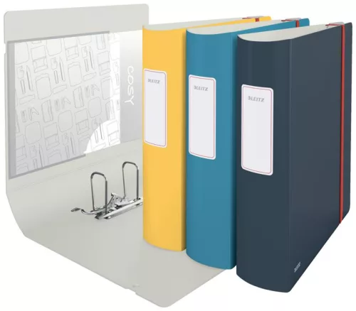 Iratrendező A/4 8cm LEITZ COSY Active polifoam nyugodt kék