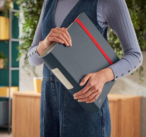 Iratrendező A/4 8cm LEITZ COSY Active polifoam bársony szürke