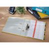 Iratrendező A/4 8cm LEITZ COSY Soft touch karton 180° meleg sárga