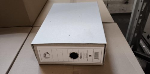 Iratrendező A/5 8cm tokos natúr fekvő