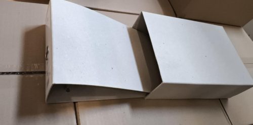 Iratrendező A/5 8cm tokos natúr fekvő